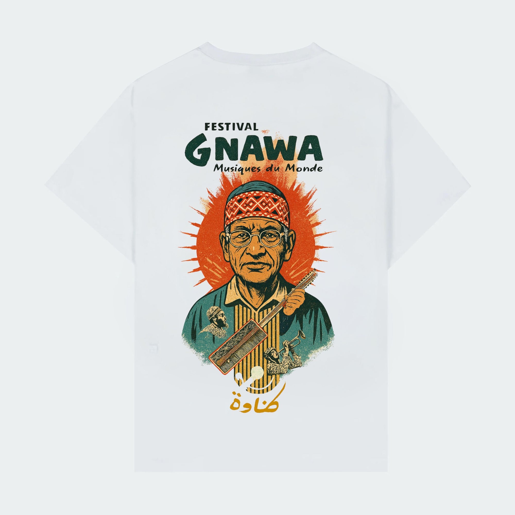 GNAWA FESTIVAL TEE – MUSIQUES DU MONDE TRIBUTE