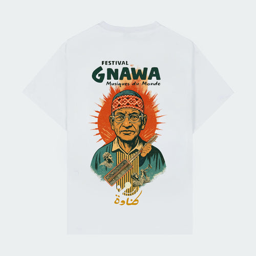 GNAWA FESTIVAL TEE – MUSIQUES DU MONDE TRIBUTE